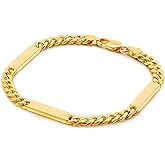 Dankadi Men 4-6mm Miami Cuban Link Bracelet Rhodium Plated Hypoallergenic 925 Sterling Silver Fine Jewelry Hip Hop Cuff Chain Bangles For Women Birthday Gift