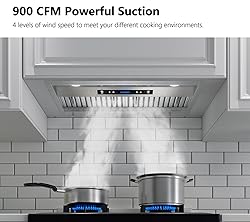 IKTCH 36 inch Built-in/Insert Range Hood 900