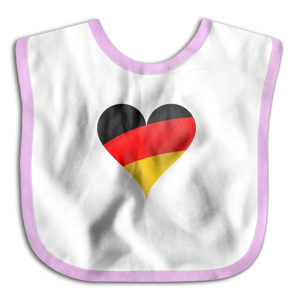 Amazon Com Love Heart Flag Germany Infant Toddler Bibs Super