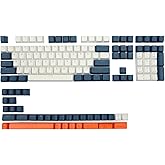 Happy Balls Keycaps Backlit PBT Doubleshot Shine Through Keyset OEM Profile | Compatible with Most US Layout 61 68 75 84 87 96 98 100 104 108 MX Switches Mechanical Keyboards