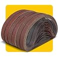 10 Pcs 80 Grit Sanding Belt Kit – 1/2 X 18 Inch, Zirconia, Alumina, Silicon Carbide | Sharpening & Polishing Belts For Metal, Wood, Plastic - View #5