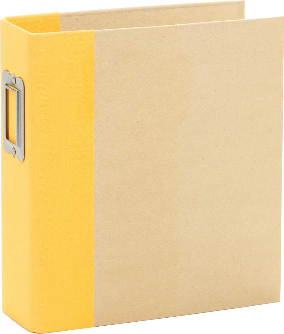 SIMPLE STORIES SNAP Binder 6X8 Yellow, One Size