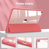FINTIE Hybrid Case for iPad 9th/8th/7th Gen 10.2 in Pink Pencil Holder Auto view 7