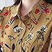 Women's Floral Printd Casual Shirt Button Down Long Sleeve Blouse