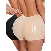 Zimi Collection Butt Lifter Panties Shaperwear for Women Seamless Hip Enahncer Body Shaper Boyshort Padded Underwear