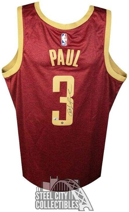 chris paul signed basketball