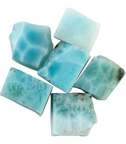 ラリマー　　大型スラブ Amazon.com: Crystal Vaults Rough Larimar Slab (Large) : Everything