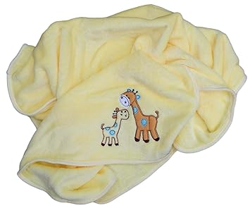 yellow fleece baby blanket