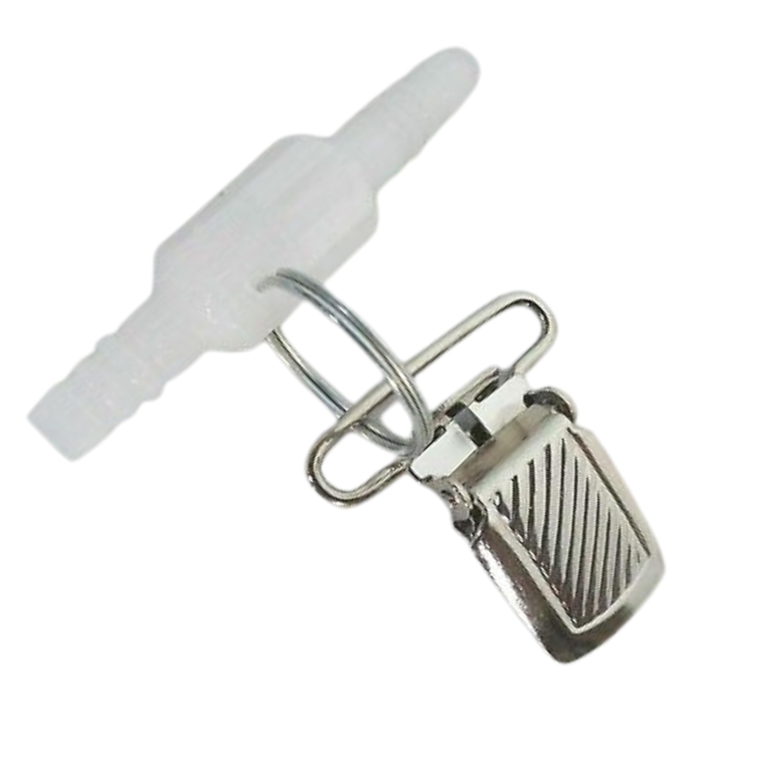 The Oxygen Store Salter Swivel Connector with Security Clip | Oxygen Tubing Connector with 360° Rotation | Reduces Snagging, Kinks & Tangles | Secure Oxygen Accessory for Home & Care Use