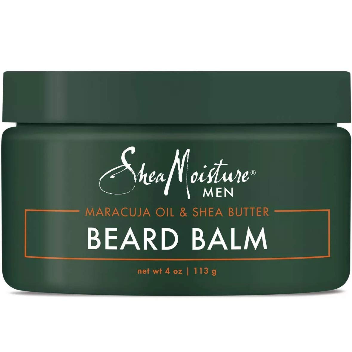 Shea Moisture Maracuja Oil & Shea Butter Beard Balm Shape-Smooth & Define by for Men - 4 oz Balm