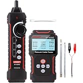 NOYAFA NF‑8209S Network Cable Tester &ndash; Upgrade Ethernet Cable Tester with PoE Detection, NCV Voltage Test, Cable Length Measurement, Port Flashing &amp; Anti-Interference Scan Modes