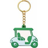 Golf Keychains &ndash; Golf Cart, Hat, Glove, Shirt &amp; Clubs Designs | Golf Gift Accessory