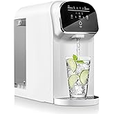 Aigerri Portable Countertop Reverse Osmosis Water Filter with UV, 5-Stage RO Filtration System, No Installation Needed, 5:1 Pure to Drain Ratio, Compact Water Purifier for Home, Office & RV