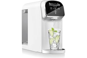 AIGERRI UV Reverse Osmosis Water Filter Countertop, 5-Stage RO Water Filtration System, 5:1 Pure to Drain, No Installation Required, Portable Water Purifier for Home Kitchen