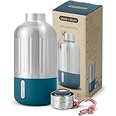Stainless Steel Explorer Insulated Water Bottle | Leak Proof, Vacuum Hydro Flask | Hot or Cold Drinks Tumbler | Ocean, 21 oz / 650 ml