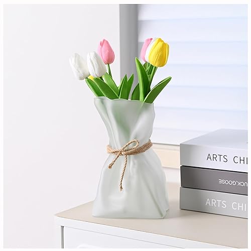 Kaitnax Glass Vases Irregular Shaped Flower Vase Art Decorative