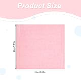 Friusate 6 Pcs Flannel Face Cloths Bamboo 25x25cm Reusable Baby Washcloths view 2