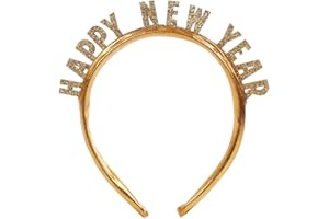 Himine New Year Bow Headband, Christmas Party, New Year Party Headband