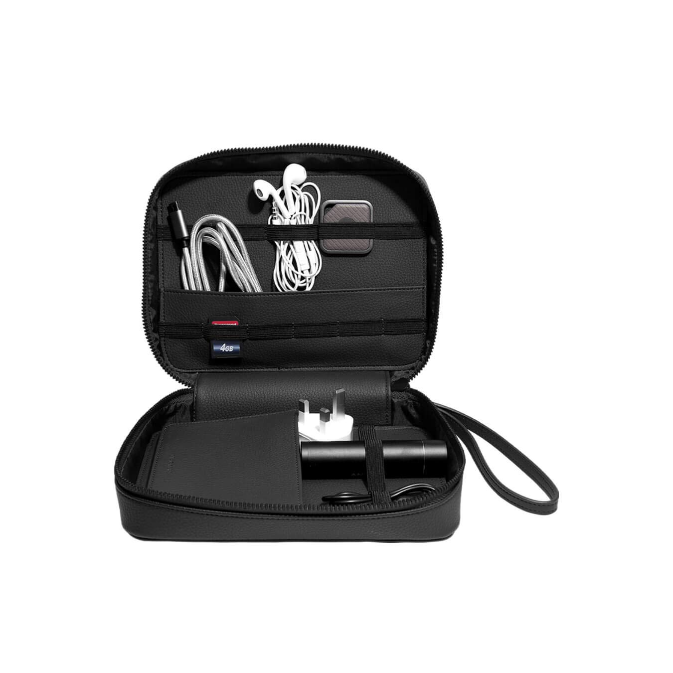 Stackers Pebble Black Cable Tidy Bag