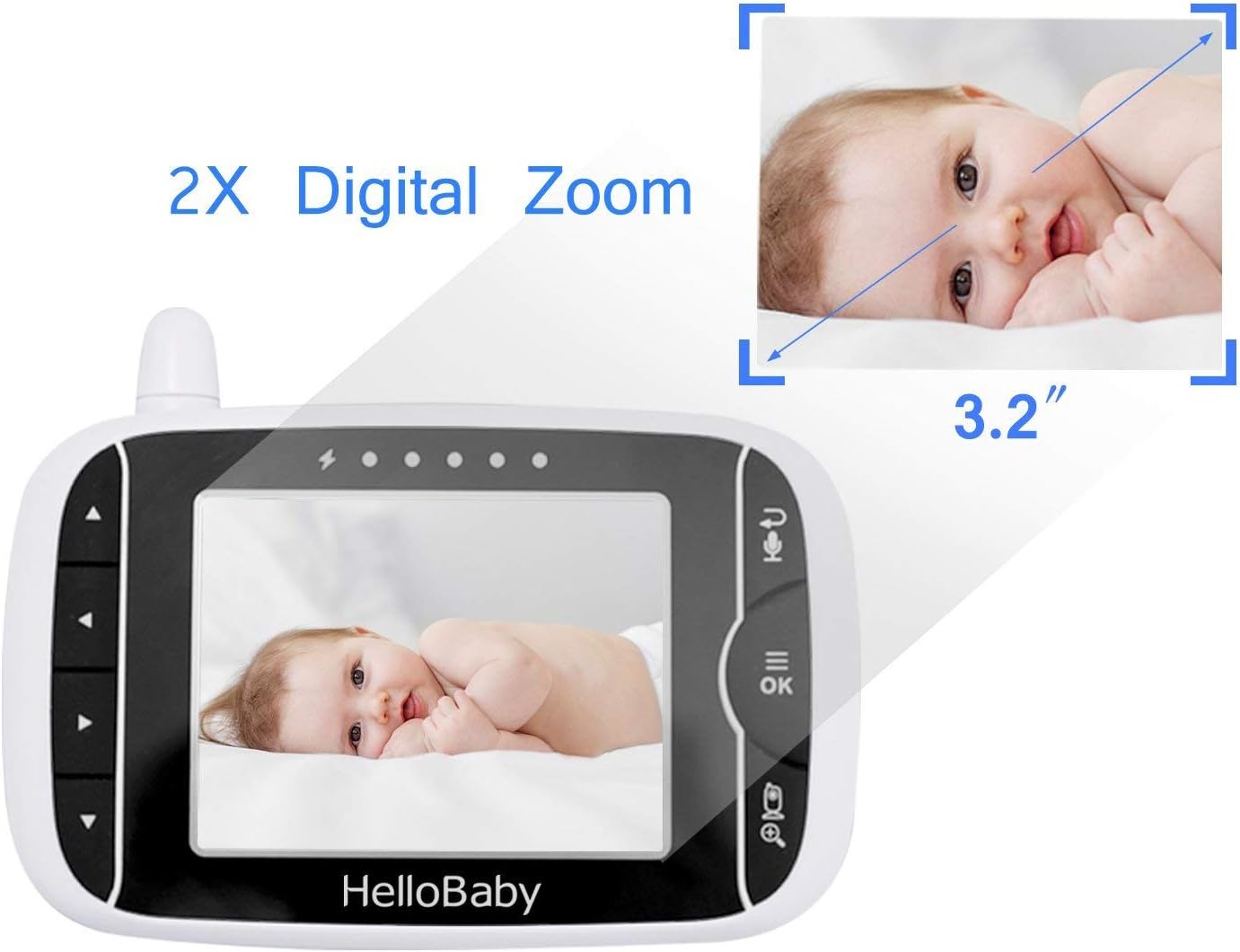 hello baby wireless video baby monitor