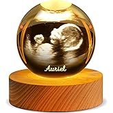 Soview Personalized Photo 3D Crystal Ball Night Light Custom Memory Sphere Ultrasound Crystal Balls Lamp Customize Christmas 