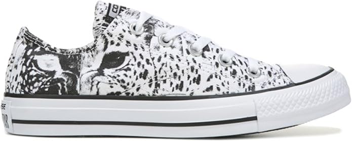 black converse with leopard print