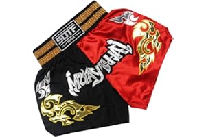 SUOTF Boxing Shorts for Women Training MMA Shorts for Men BJJ Muay Thai Shorts Men Fight