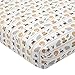 Lambs & Ivy Treetop Buddies Jungle Animal 4 Piece Crib Bedding Set, Brown/Green