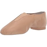 Bloch Dance Jazz Women Shoes Super Jazz Leather with Strong Elastic Slip On, High Durability, Neoprene stretch satin, Rubber Split Sole Leather, Dancing Shoe