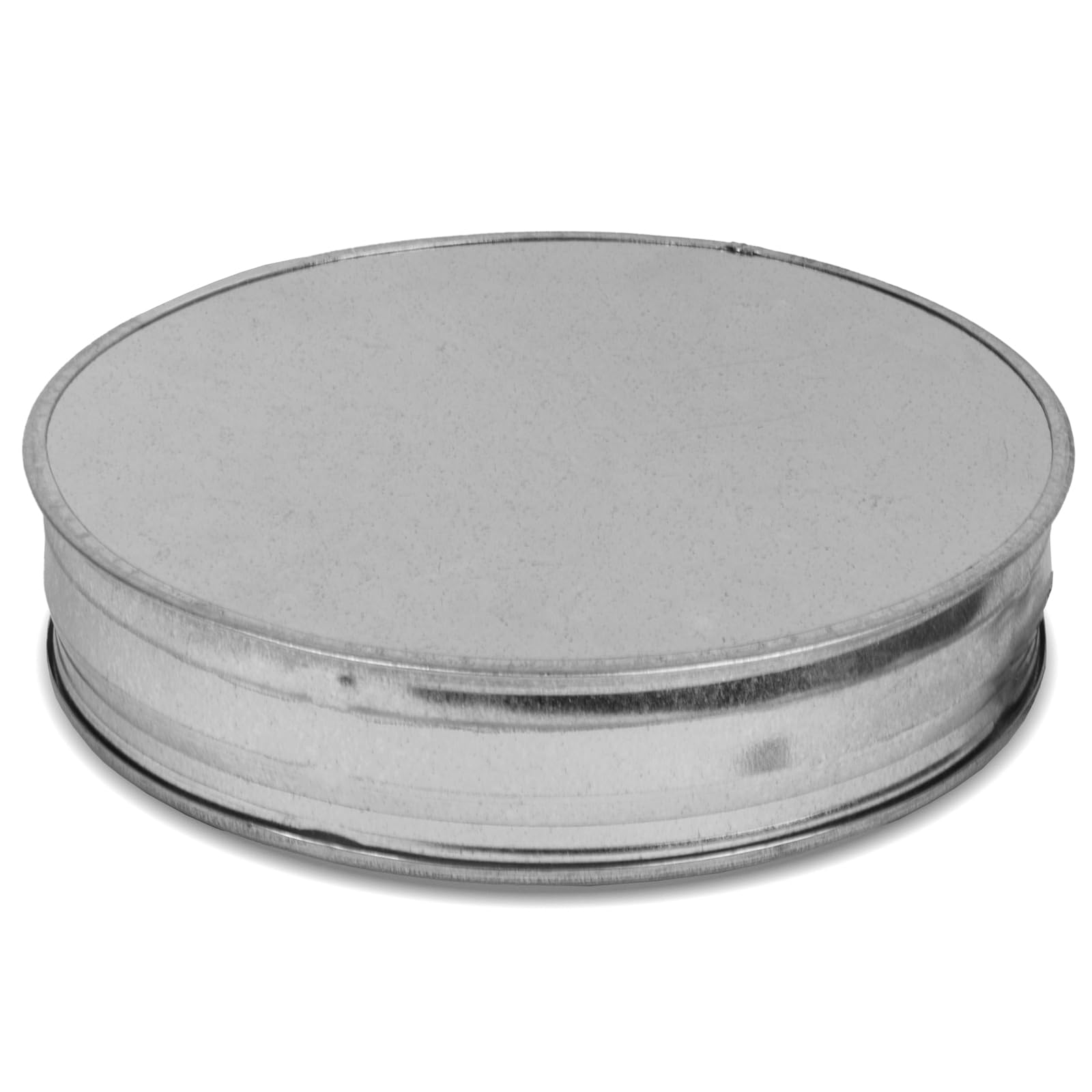 Photo 1 of 10" Inch Galvanized Steel Tee Cap - Round Vent Cover - Dryer Duct End Cap - Metal Plug - Indoor/Outdoor Pipe Cover - Roof Vent Cap - Exterior Exhaust HVAC Ducting System Guard - Flue Pipe Seal