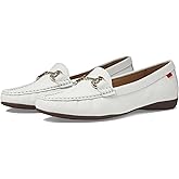 Women's Genuine Leather Slip on Buckle Loafer