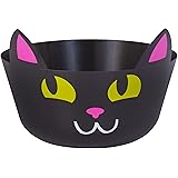 Halloween Fun Black Cat Punch & Candy Treat Bowl & Basket