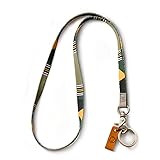 MNGARISTA Neck Lanyard for Keys, Floral Key Lanyard