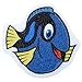 SlipX Solutions Adhesive Bath Treads: Tang Fish Tub Tattoos Add Non-Slip Traction to Tubs, Showers & Other Slippery Spots (Kid Friendly, 5 Count, Reliable Grip)