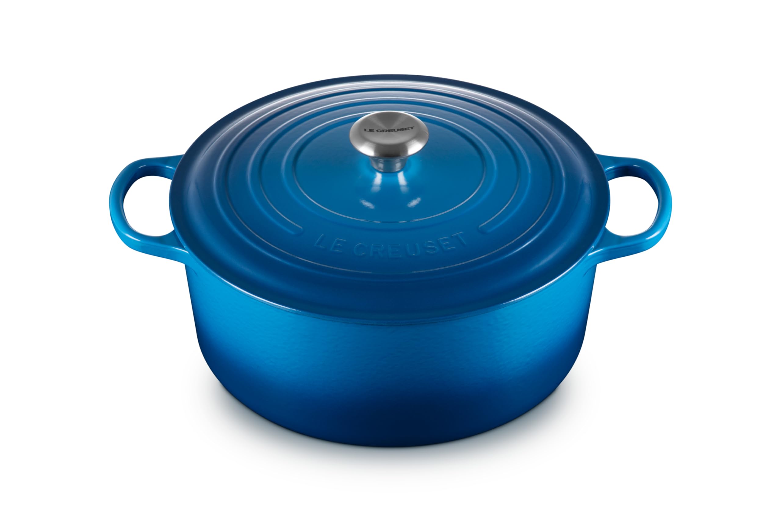 Le Creuset Enameled Cast Iron Signature Round Dutch Oven, 9 qt., Marseille