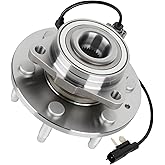 Front Wheel Hub Bearing Assembly Fit for Chevy GMC Cadillac Silverado Sierra 1500 for Suburban Yukon for Escalade XTS Only 4WD w/ABS 6Lugs Replaces 515160 1pc