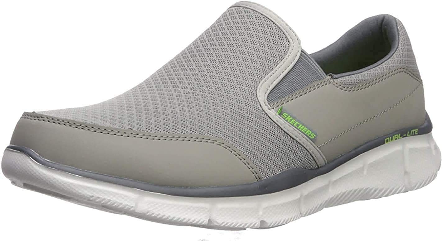 Skechers Equalizer Persistent Slip-On, Zapatillas para Hombre, Gris, 10,5 M US