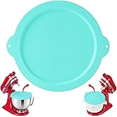 Silicone Lid Compatible with KitchenAid 2QT Ice Cream Mixing Bowl and 5QT Stainless Steel Bowl, Dishwasher Safe, Microwave Up to 200ยฐC (392ยฐF), Freezer Safe (Not Included)