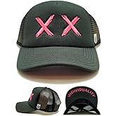 Cult of Individuality New XX Mesh Trucker Black Pink Era Snapback Hat