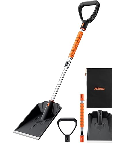 thumbnail image 2 of Michelin Ultra Compact 40" Folding Utility Snow Shovel For Car Emergency, Blue, Telescoping Handle, Collapsible, Lightweight, Winter Survival Gear, For SUV, Truck, Snowmobile, Camping, Skiing 2 of 11