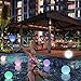 Borelor LED Ball Light, 4.7-Inch Rechargeable Mood Lights Multicolor Changing IP65 Waterproof Indoor/Outdoor Light for Home/Party/Pool/Wedding/Lawn Decoration