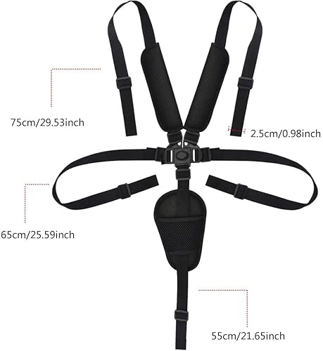 Kissral Universal Point Harness Straps, Adjustable Baby Safety
