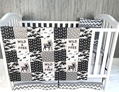 camo girl crib bedding