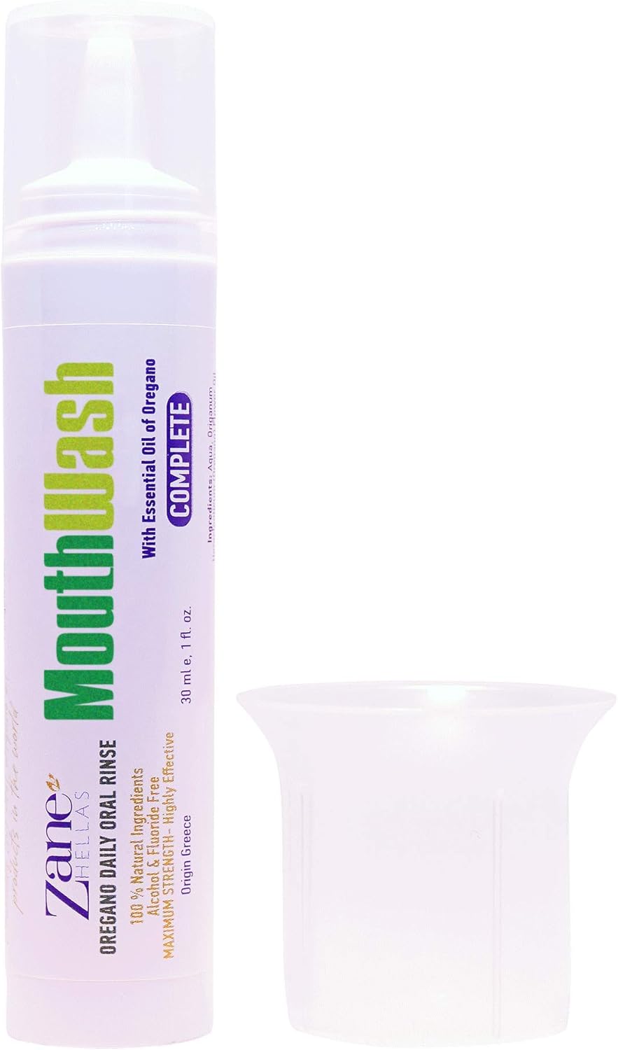 Zane Hellas MouthWash. Oral Rinse with Oregano Oil Power. Ideal for Gingivitis Plaque, Dry Mouth - Image 3