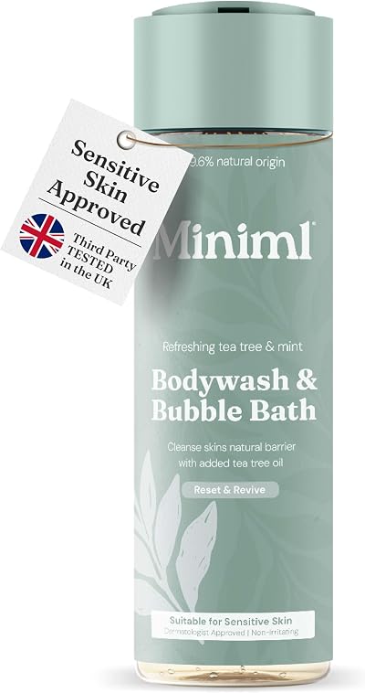 Miniml All Natural Body Wash 5L Refill Tea Tree Mint | Eco Friendly Bubble Bath