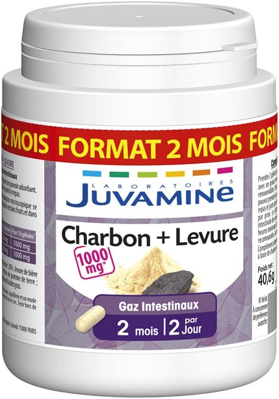 Juvamine Charcoal and Intestinal Gas Yeast