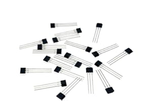 JZK 20pcs TO-92S Bipolar Hall Effect Sensor 41F, Magnetic Detector SS41F 3 Pins Hall Sensor, 41F Hall sensor chip 3pin