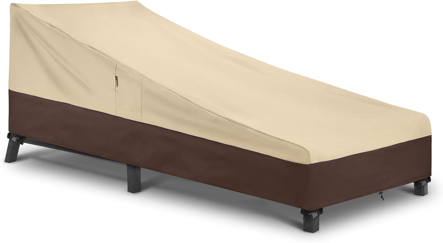 Arcedo Outdoor Chaise Lounge Patio Easy To Use Cover Loun Waterproof