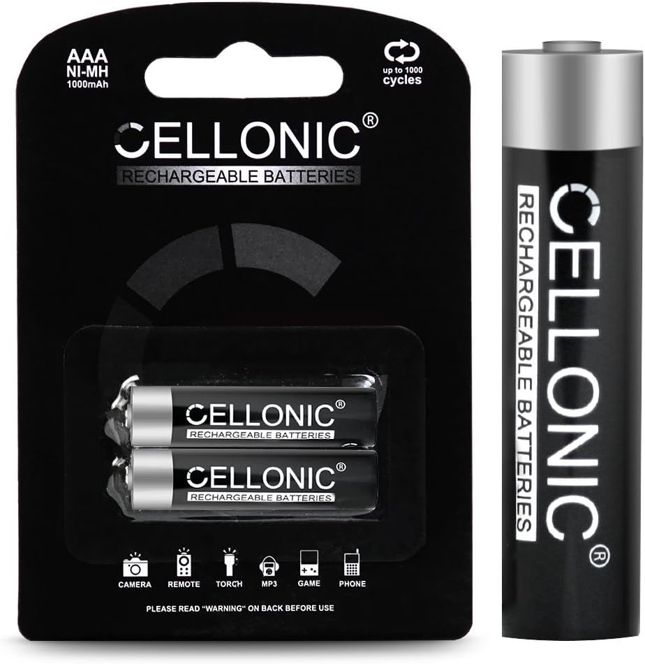 CELLONIC, 2x AAA Landline Battery, compatible with Siemens Gigaset A415, C430, AS405, CL660HX (1000mAh, 2x 1.2V)