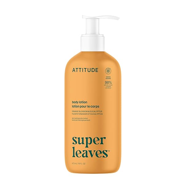 ATTITUDE BODY LOTION, EWG VERIFIED MOISTURIZER, VEGAN SKIN...